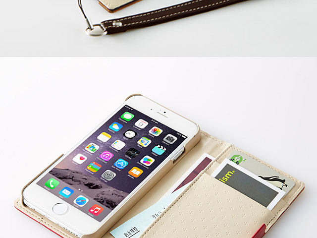 Simplism Flip Note Case with Card Pocket for iPhone 6 Plus