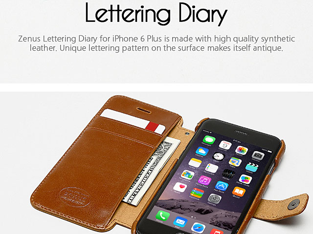 Zenus Lettering Diary for iPhone 6 Plus