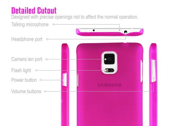 Samsung Galaxy Note 4 Rubberized Back Hard Case