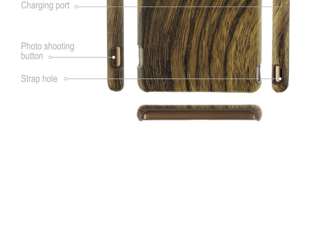 Sony Xperia Z3 Woody Patterned Back Case