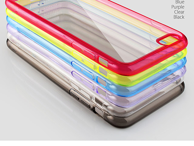 iPhone 6 Plus / 6s Plus Soft Case with Fluorescent Bumper