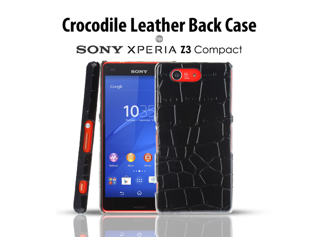 Sony Xperia Z3 Compact Crocodile Leather Back Case