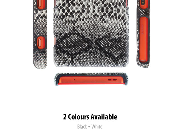 Sony Xperia Z3 Compact  Faux Snake Skin Back Case