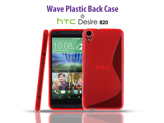 HTC Desire 820 Wave Plastic Back Case