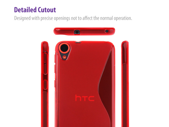 HTC Desire 820 Wave Plastic Back Case