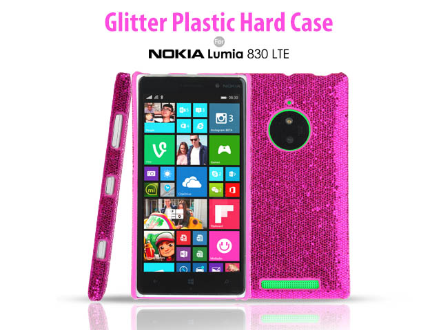 Nokia Lumia 830 LTE Glitter Plactic Hard Case
