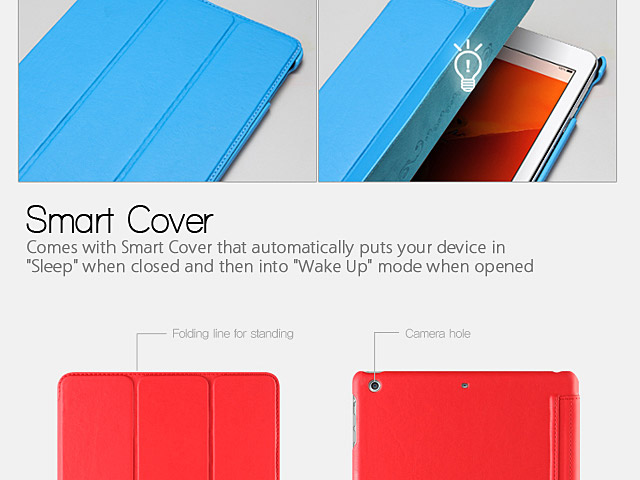 Verus Saffiano K1 Leather Case For iPad Air 2