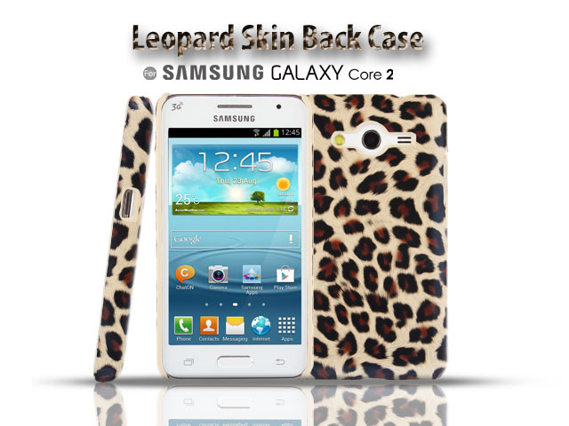 Samsung Galaxy Core 2 Leopard Skin Back Case