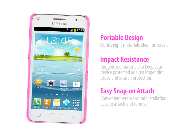 Samsung Galaxy Core 2 Glitter Plactic Hard Case
