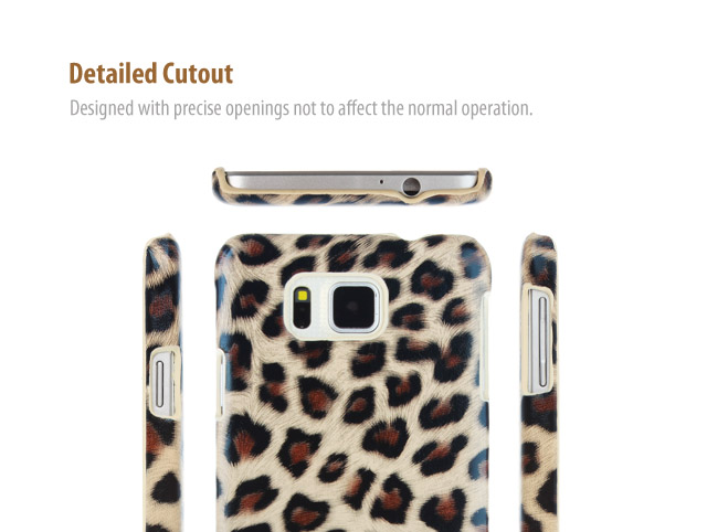 Samsung Galaxy Alpha Leopard Skin Back Case