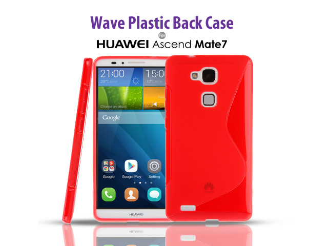Huawei Ascend Mate7 Wave Plastic Back Case