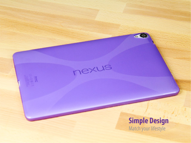Google Nexus 9 X-Shaped Plastic Back Case