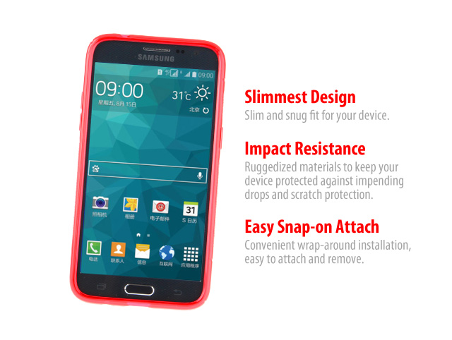 Samsung Galaxy Core Max Duos SIM Wave Plastic Back Case