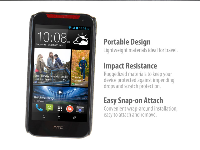 HTC Desire 310 Twilled Back Case