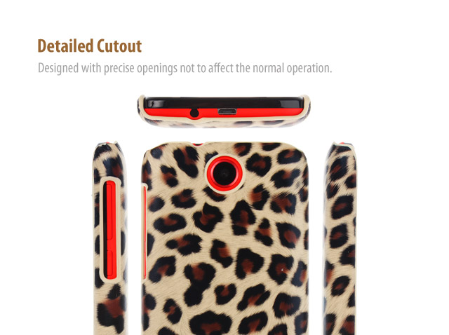 HTC Desire 310 Leopard Skin Back Case