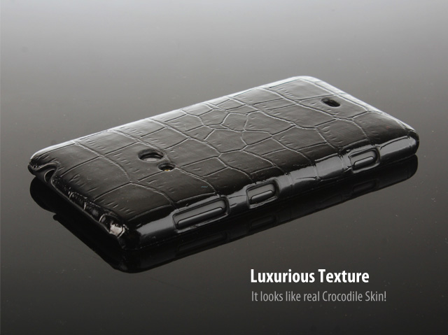 Nokia Lumia 625 Crocodile Leather Back Case