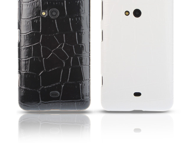 Nokia Lumia 625 Crocodile Leather Back Case