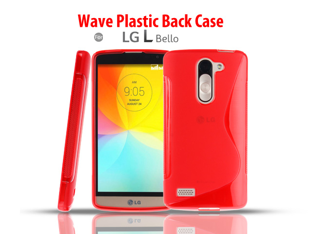 LG L Bello Wave Plastic Back Case