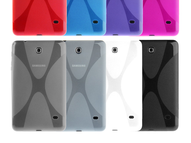 Samsung Galaxy Tab 4 8.0 X-Shaped Plastic Back Case