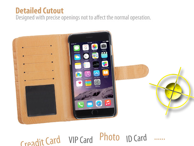 iPhone 6 Plus / 6s Plus Diary Flip Wallet Case