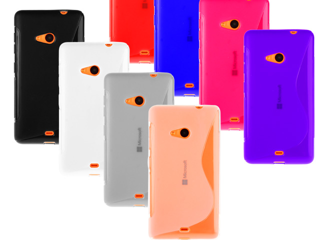 Microsoft Lumia 535 Dual SIM Wave Plastic Back Case