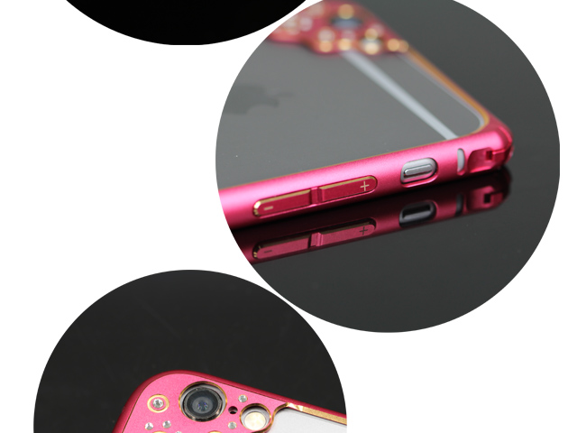 Diamond Camera Design Metal Bumper for iPhone 6 Plus / 6s Plus