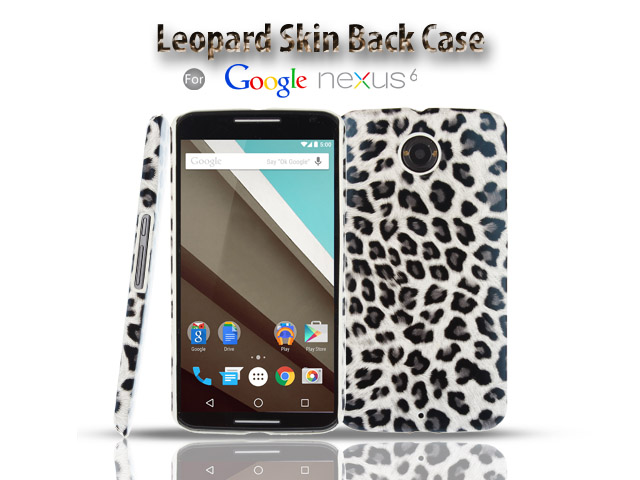 Google Nexus 6 Leopard Skin Back Case