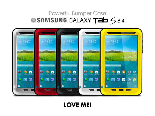 LOVE MEI Samsung Galaxy Tab S 8.4 Powerful Bumper Case