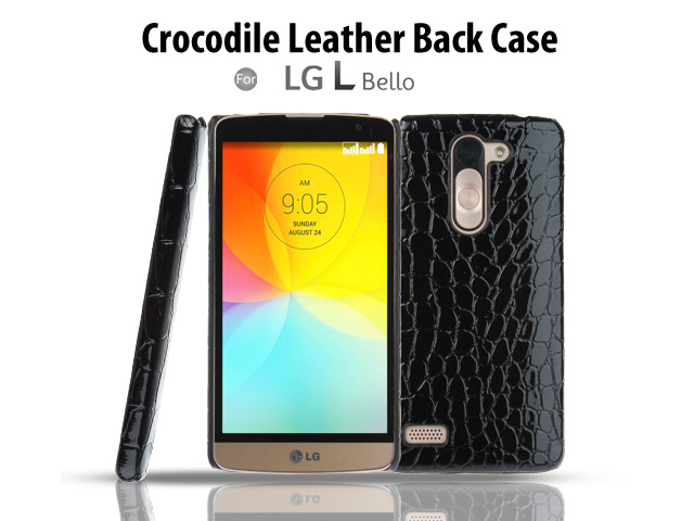 LG L Bello Crocodile Leather Back Case