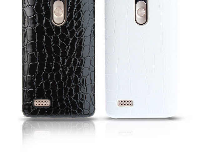LG L Bello Crocodile Leather Back Case