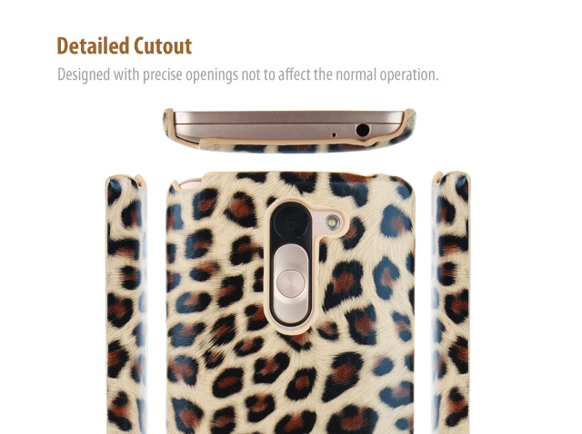 LG L Bello Leopard Skin Back Case