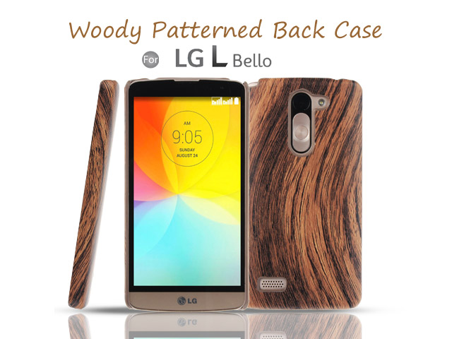 LG L Bello Woody Patterned Back Case