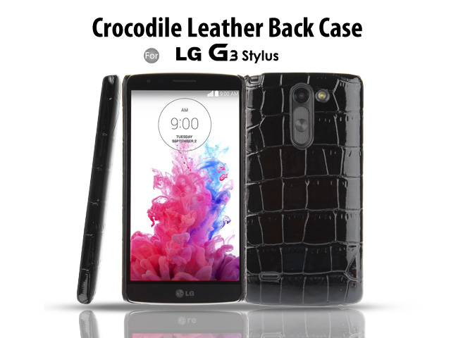 LG G3 Stylus Crocodile Leather Back Case