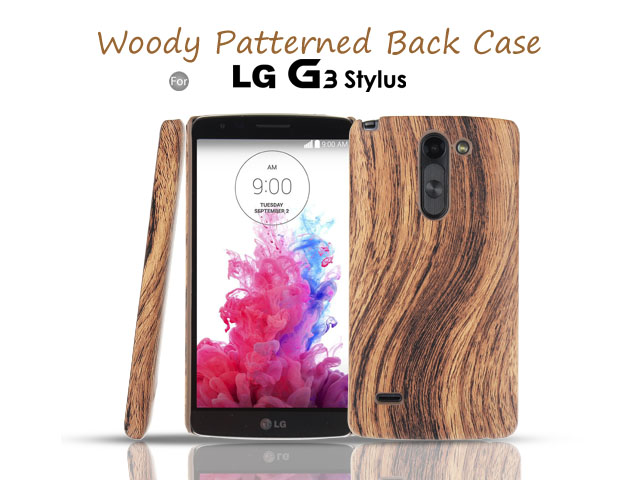 LG G3 Stylus Woody Patterned Back Case