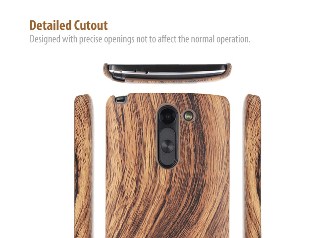 LG G3 Stylus Woody Patterned Back Case
