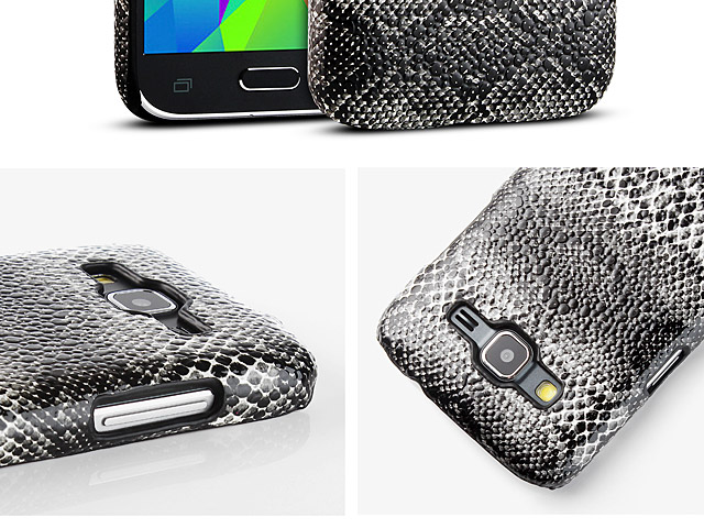 Samsung Galaxy Core Prime Faux Snake Skin Back Case