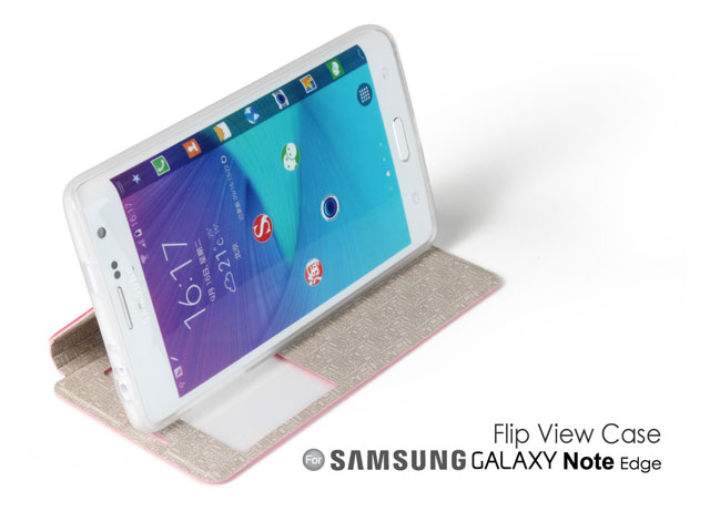 Samsung Galaxy Note Edge Flip View Case