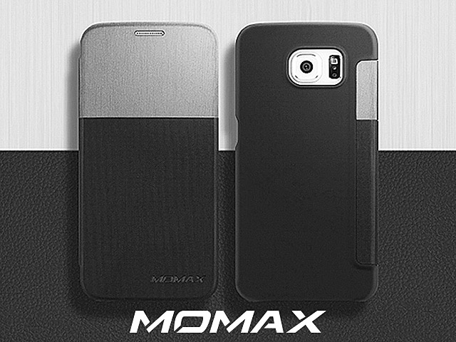 Momax Flip Cover - Metallic Silky Case for Samsung Galaxy S6