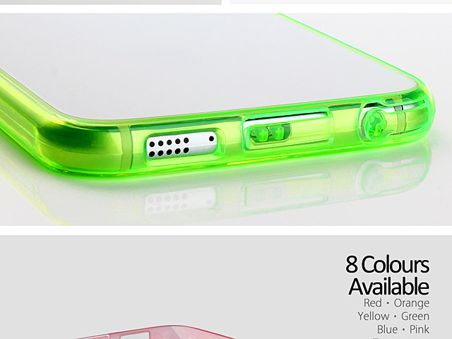 Samsung Galaxy S6 Soft Case with Fluorescent Bumper