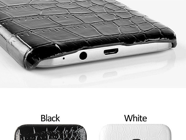 Samsung Galaxy E7 Crocodile Leather Back Case