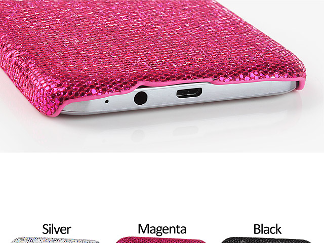 Samsung Galaxy E7 Glitter Plastic Hard Case