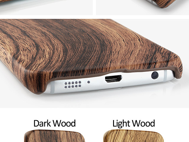 Samsung Galaxy S6 edge Woody Patterned Back Case