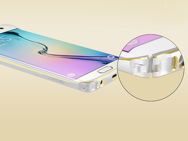 LOVE MEI Samsung Galaxy S6 edge Curved Metal Bumper