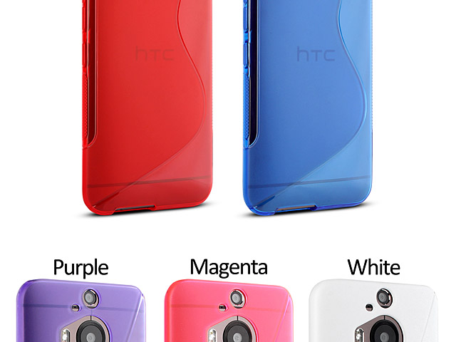 HTC One M9+ Wave Plastic Back Case