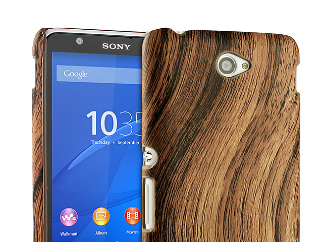 Sony Xperia E4 Woody Patterned Back Case