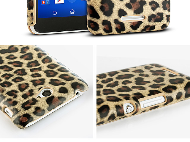 Sony Xperia E4 Leopard Stripe Back Case