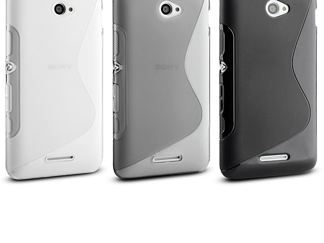 Sony Xperia E4 Wave Plastic Back Case