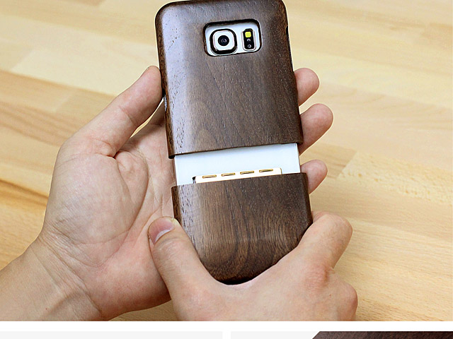 Samsung Galaxy S6 edge Woody Case