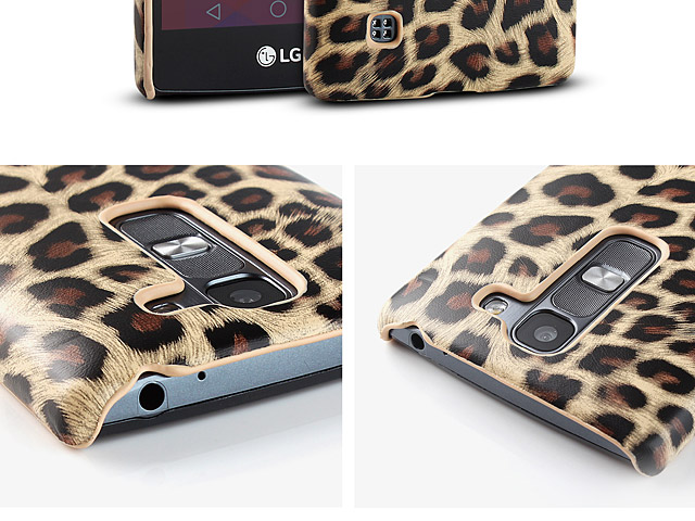 LG Spirit Leopard Stripe Back Case