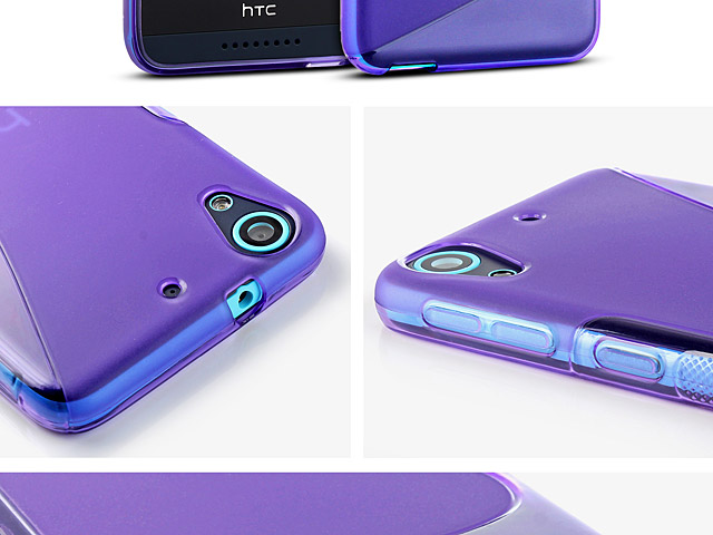 HTC Desire 626 Wave Plastic Back Case